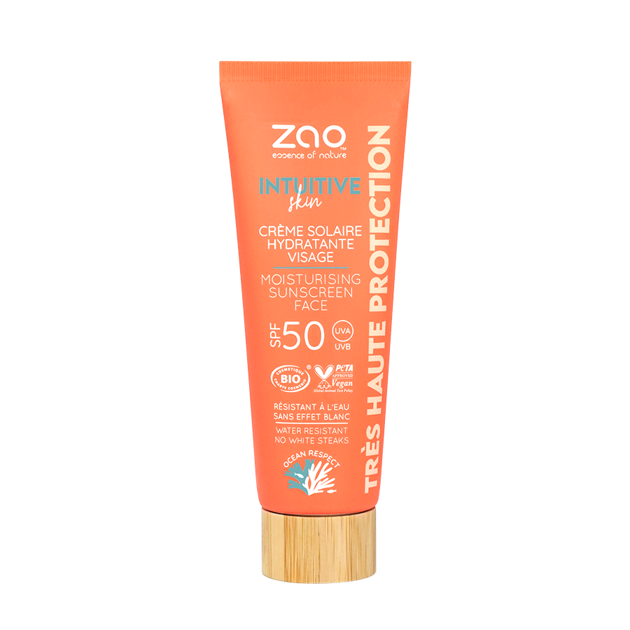 ZAO Moisturising Sunscreen Face SPF 50 - 50ml - Solkrem - JK-Shop