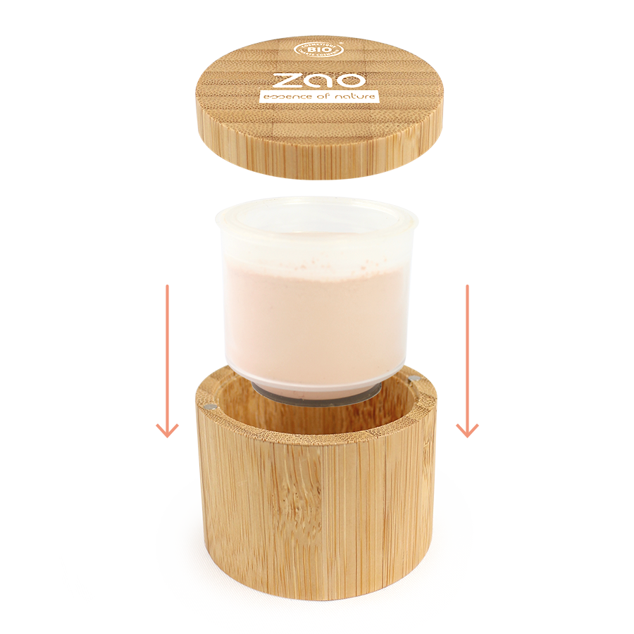 ZAO Refill Mineral Silk 15g. - 6 shades - Pudder - JK-Shop