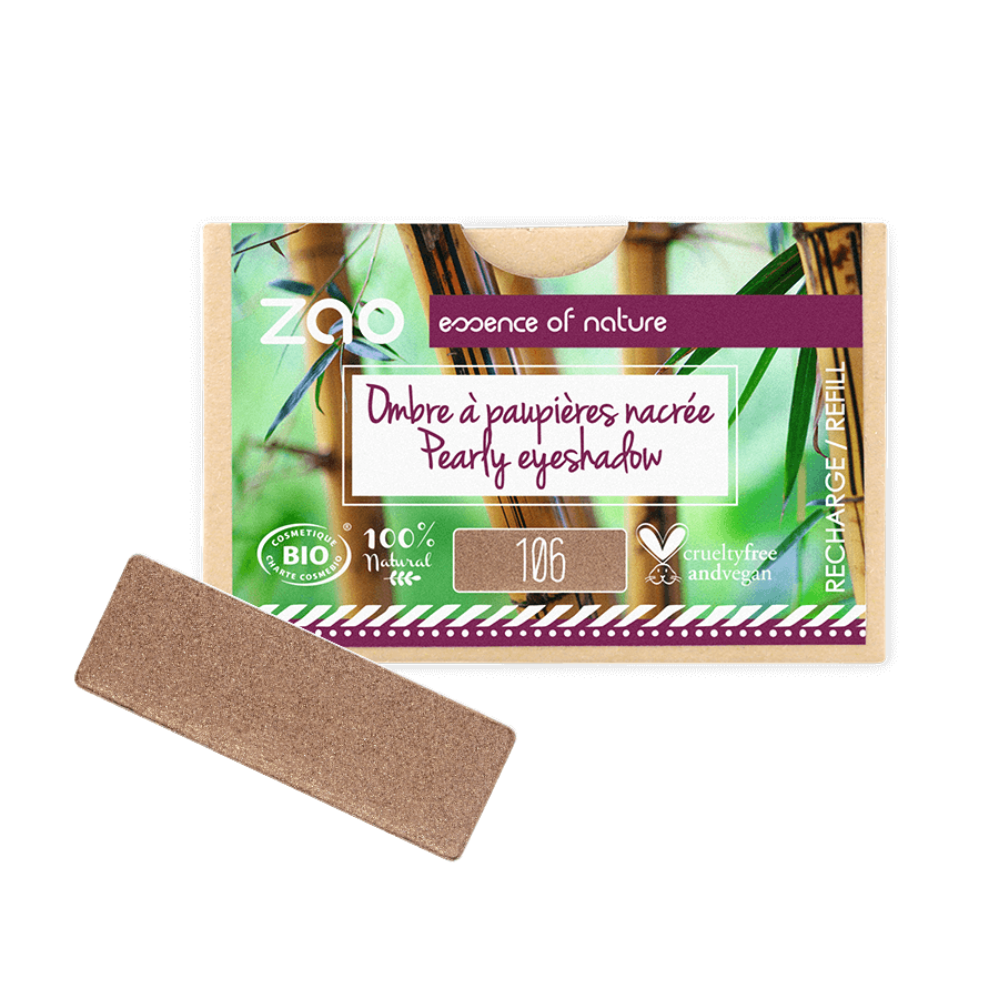 ZAO Refill Rectangle Eye Shadow- (106) Bronze-ZAO-J&K Shop