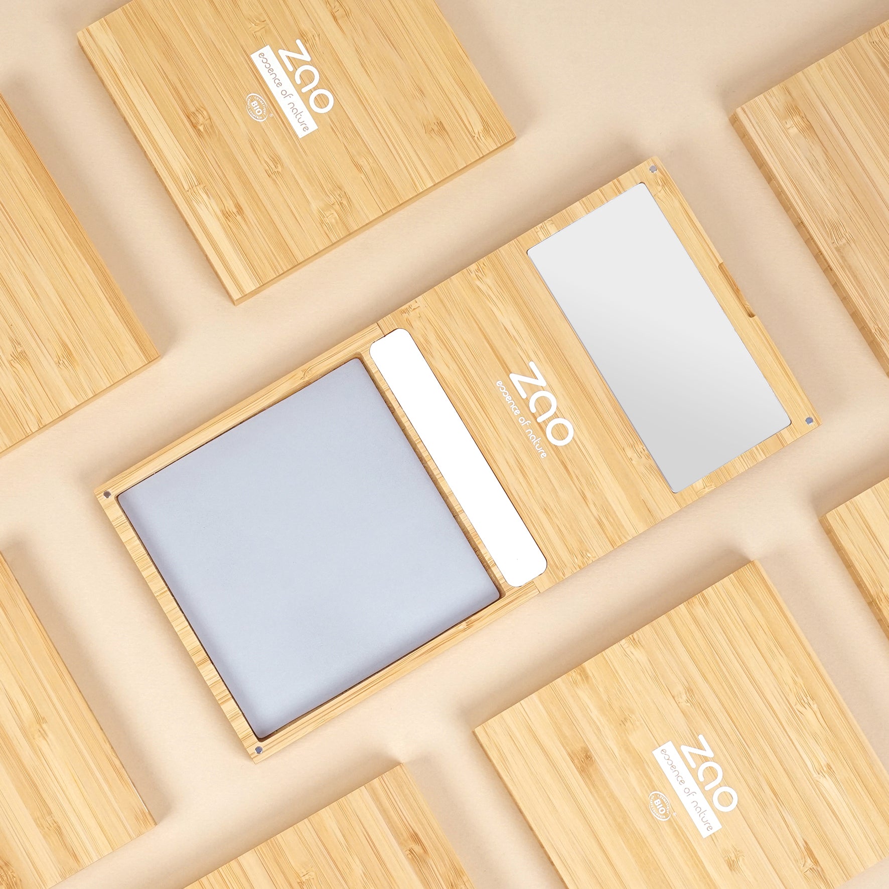 ZAO Refillable Magnetic Bamboo Palette L (tom) - Palette - JK-Shop