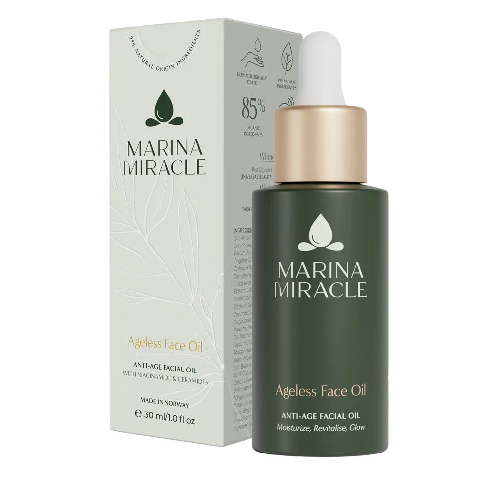 Marina Miracle, Ageless Face Oil 30ml (tidligere Ansiktsolje - Amaranth)
