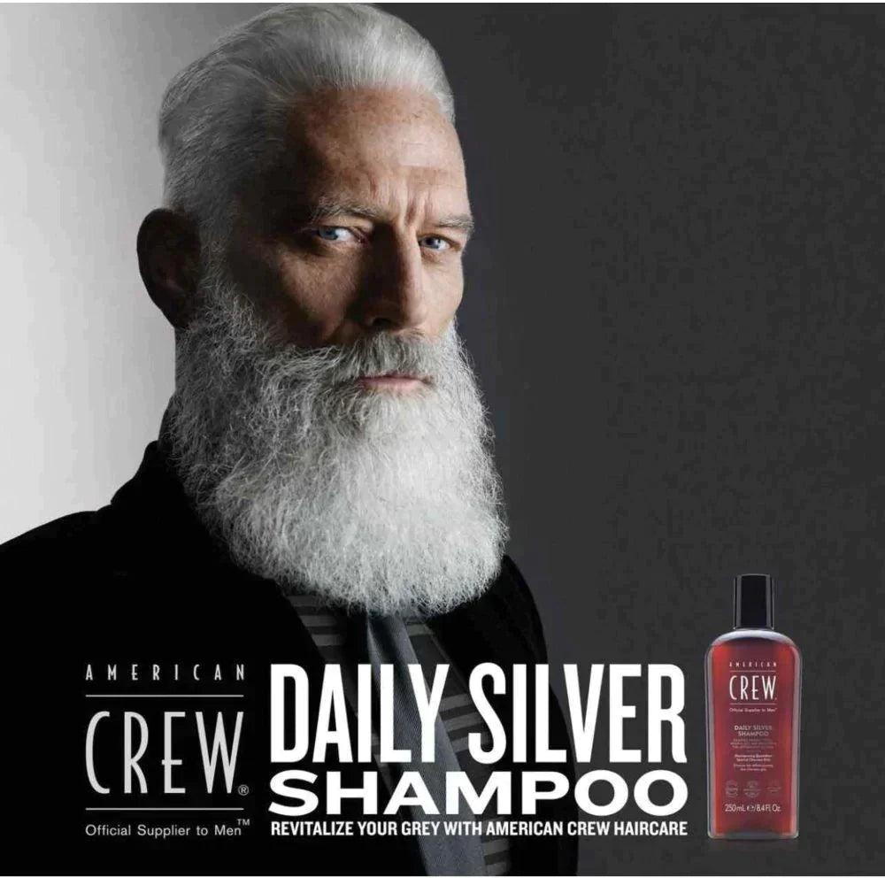 American Crew Daily Silver Shampoo | Sjampo | American Crew | JK SHOP | JK Barber og herre frisør | Lavepriser | Best
