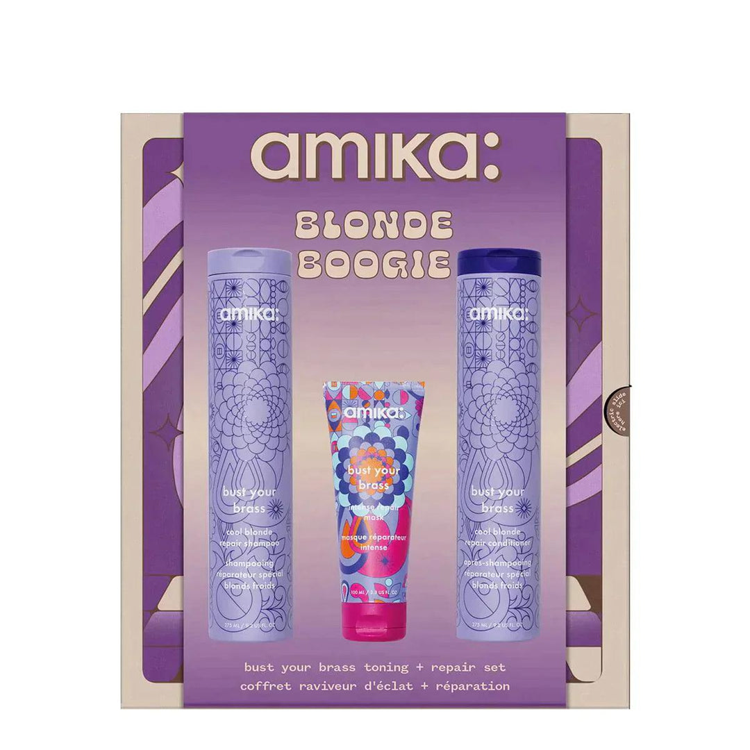 Amika Blonde Boogie Kit | Hårpleiesett | Amika | JK SHOP | JK Barber og herre frisør | Lavepriser | Best