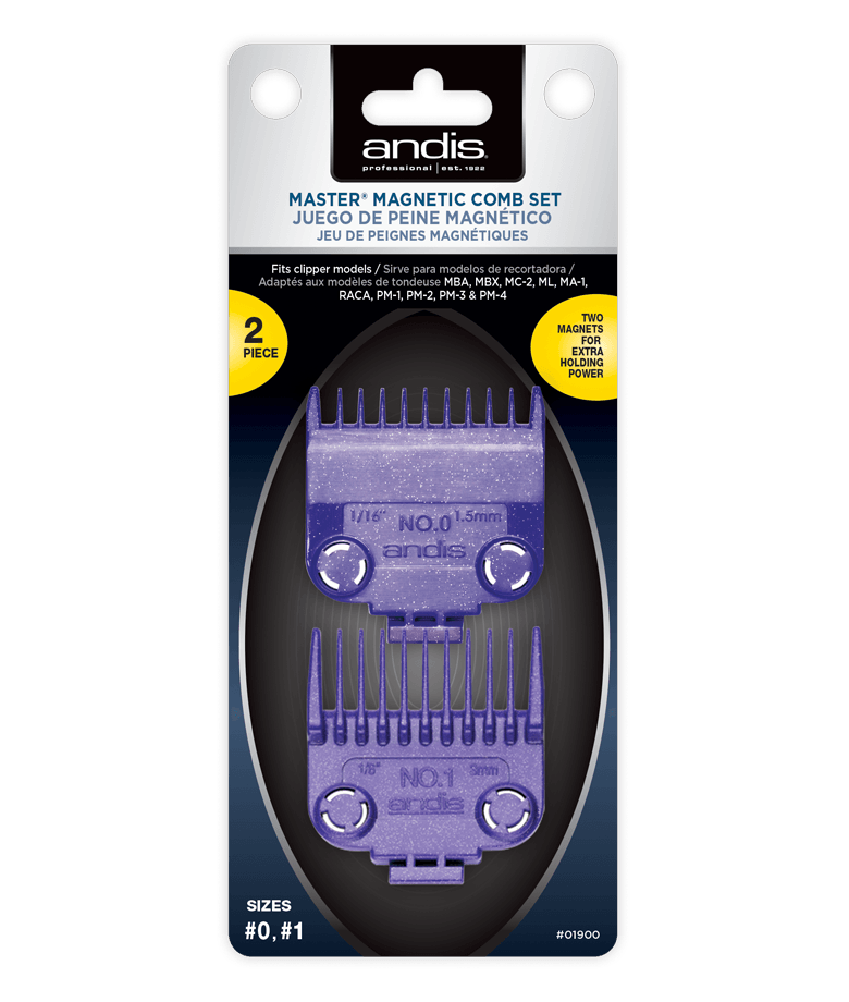 Andis Master Magnetic Comb Set (2pcs) | Tilbehør | Andis | JK SHOP | JK Barber og herre frisør | Lavepriser | Best
