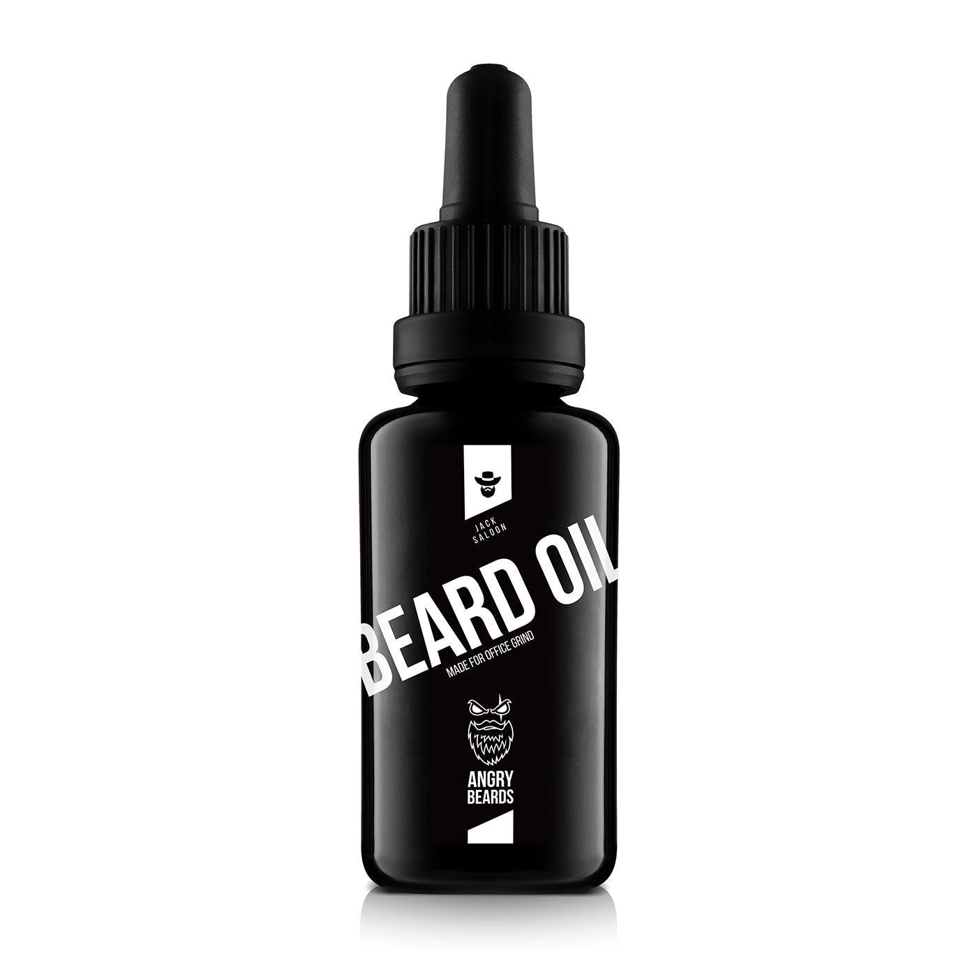 Angry Beards Beard Oil Jack Saloon | Skjeggolje | Angry Beards | JK SHOP | JK Barber og herre frisør | Lavepriser | Best