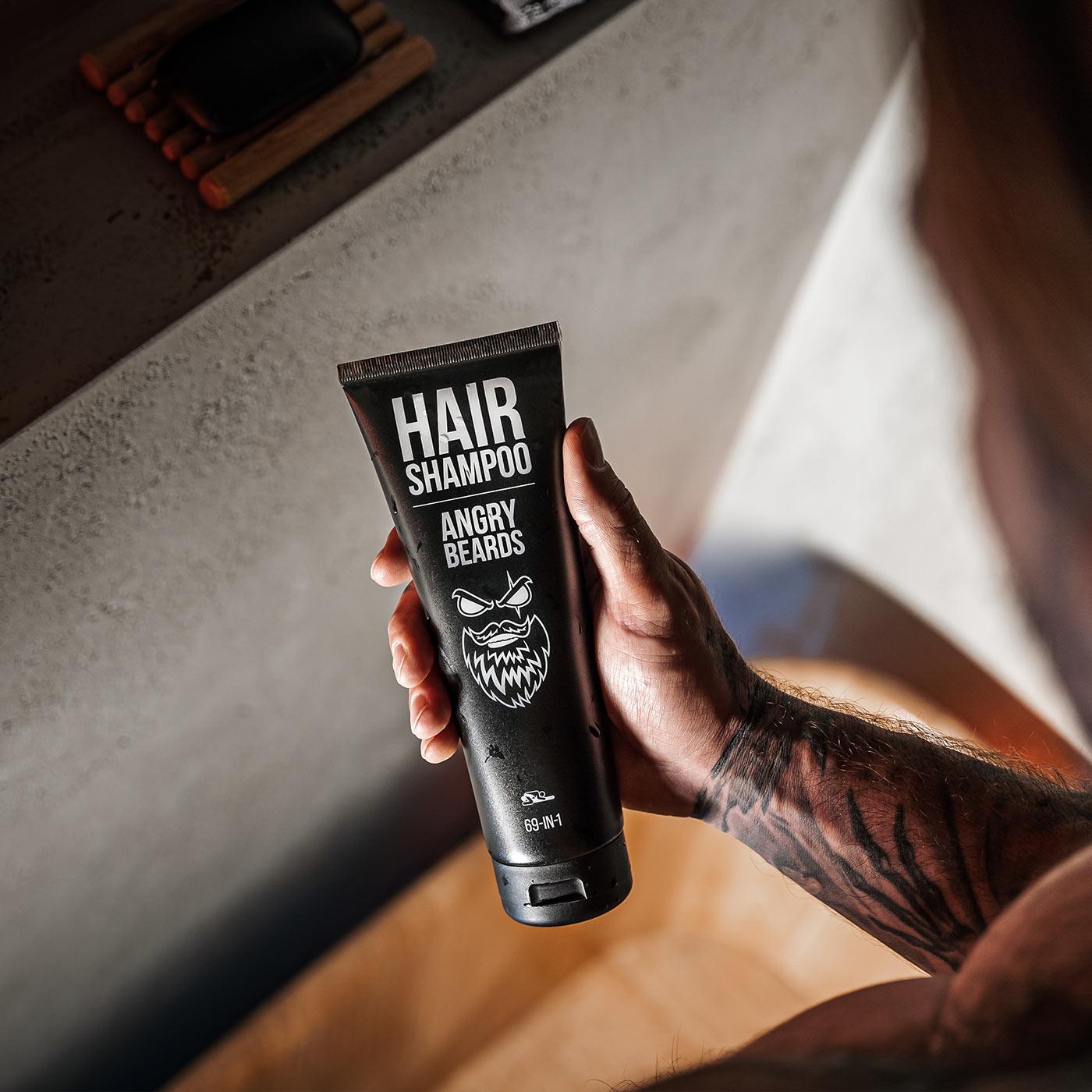 Angry Beards Hair Shampoo Jack Saloon | Sjampo | Angry Beards | JK SHOP | JK Barber og herre frisør | Lavepriser | Best