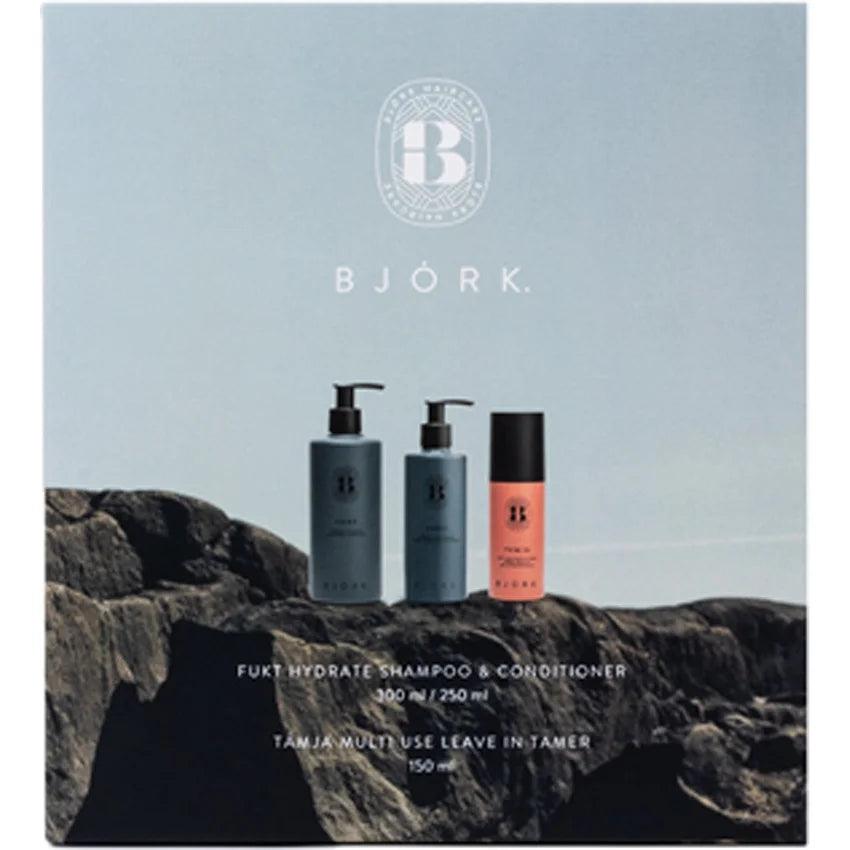 Björk Haircare, Fukt & Tämja Sett | Hårpleiesett | Björk | JK SHOP | JK Barber og herre frisør | Lavepriser | Best