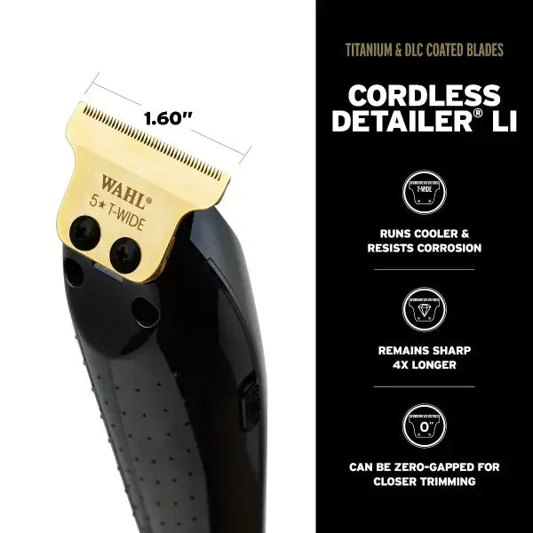 Wahl Magic Clip og Detailer BLACK Duo Pack trådløs-Wahl-Klippemaskin-JKSHOP