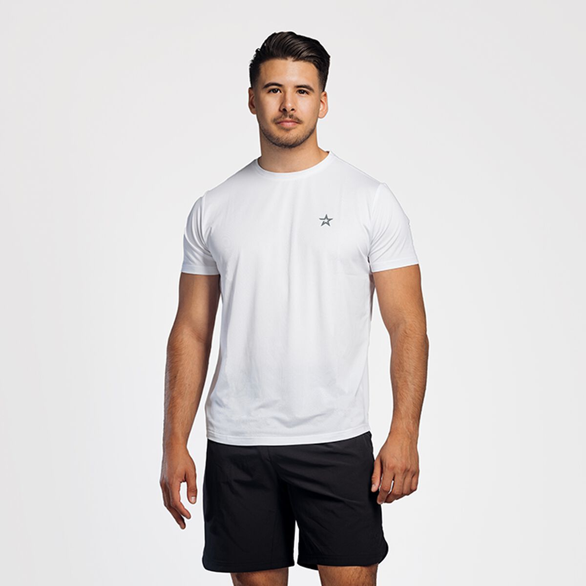 Star Wear Mesh T-skjorte Hvit treningstrøye