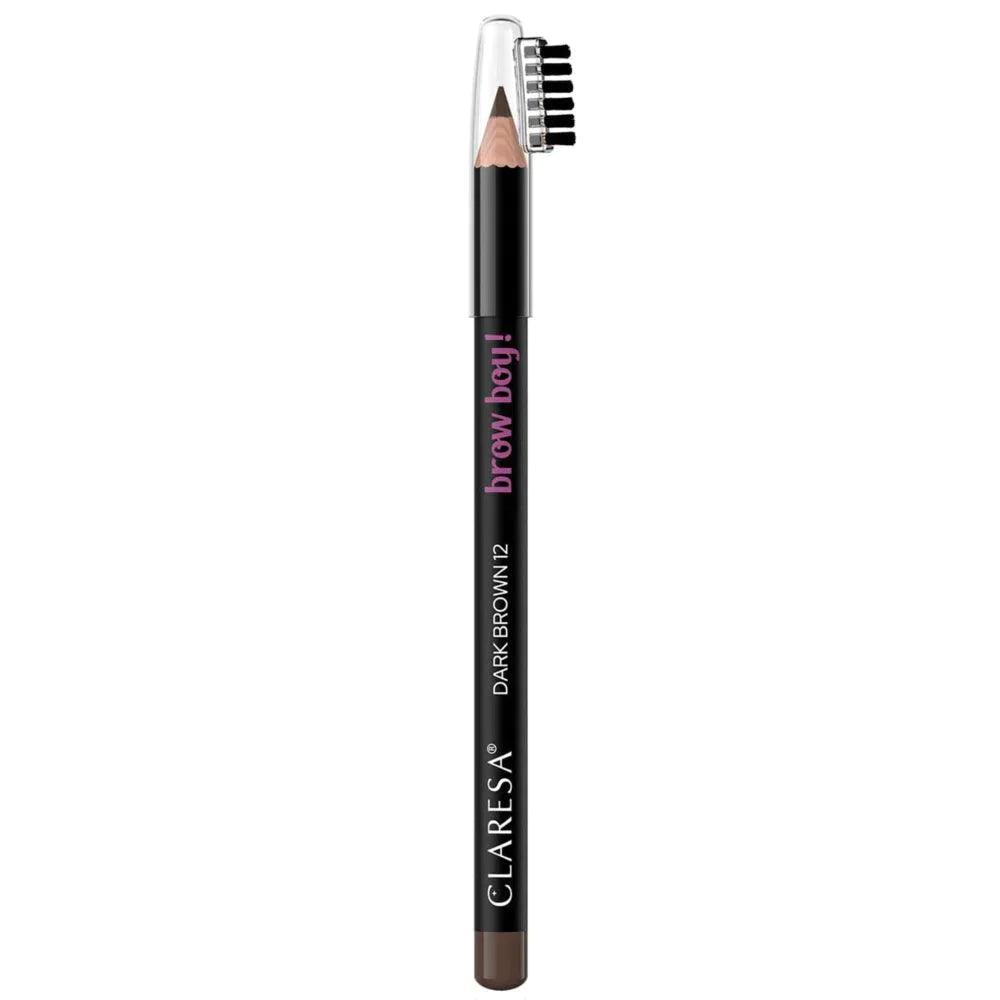 Claresa Browboy 12 Eyebrow pencil 1.15g Dark brown | Øyebryn | CLARESA | JK SHOP | JK Barber og herre frisør | Lavepriser | Best