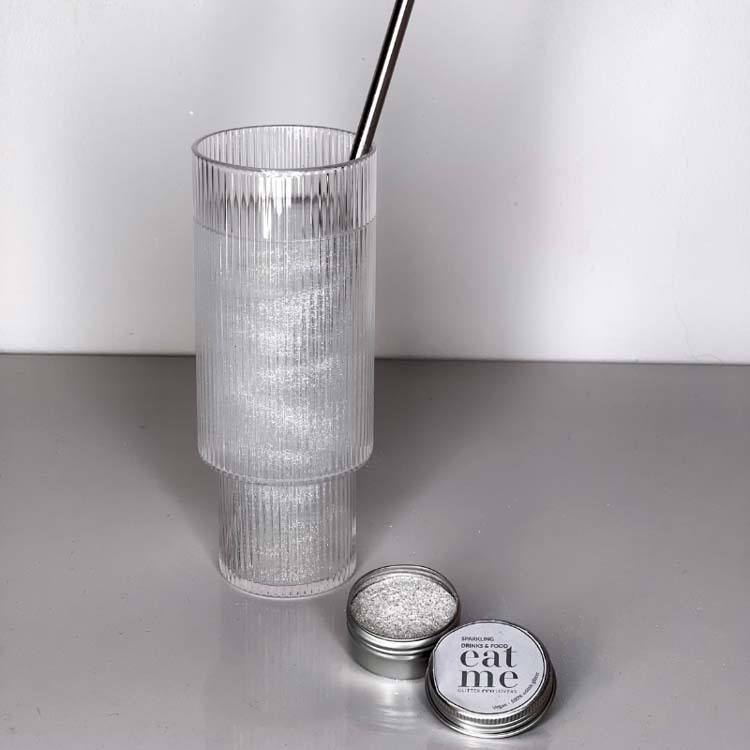 EAT ME Clear Glitter