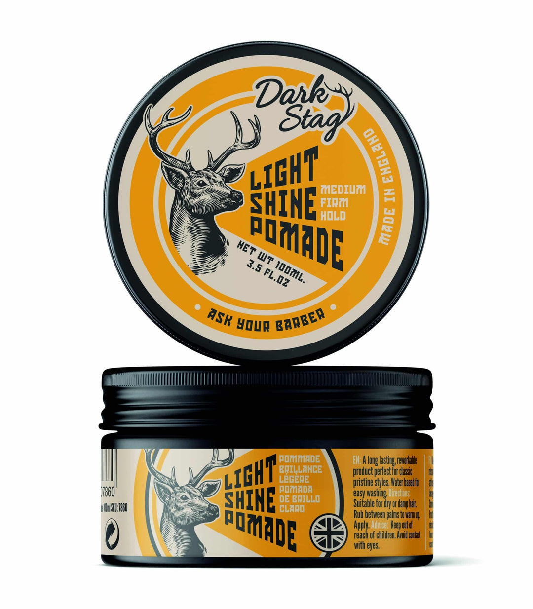 Dark Stag Light Shine Pomade | Pomade | Dark Stag | JK SHOP | JK Barber og herre frisør | Lavepriser | Best