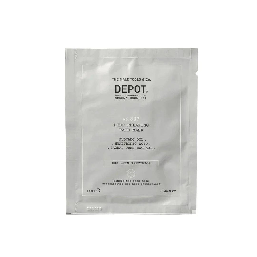Depot No. 807 Deep Relaxing Face Mask ansiktsmaske | Ansiktsmaske | Depot | JK SHOP | JK Barber og herre frisør | Lavepriser | Best
