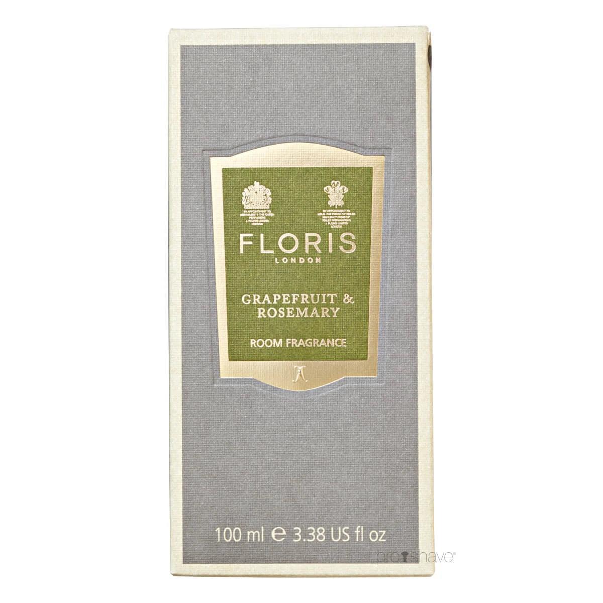 Floris Grapefrugt & Rosmarin Room Fragrance, 100 ml. | Parfyme | Floris London | JK SHOP | JK Barber og herre frisør | Lavepriser | Best