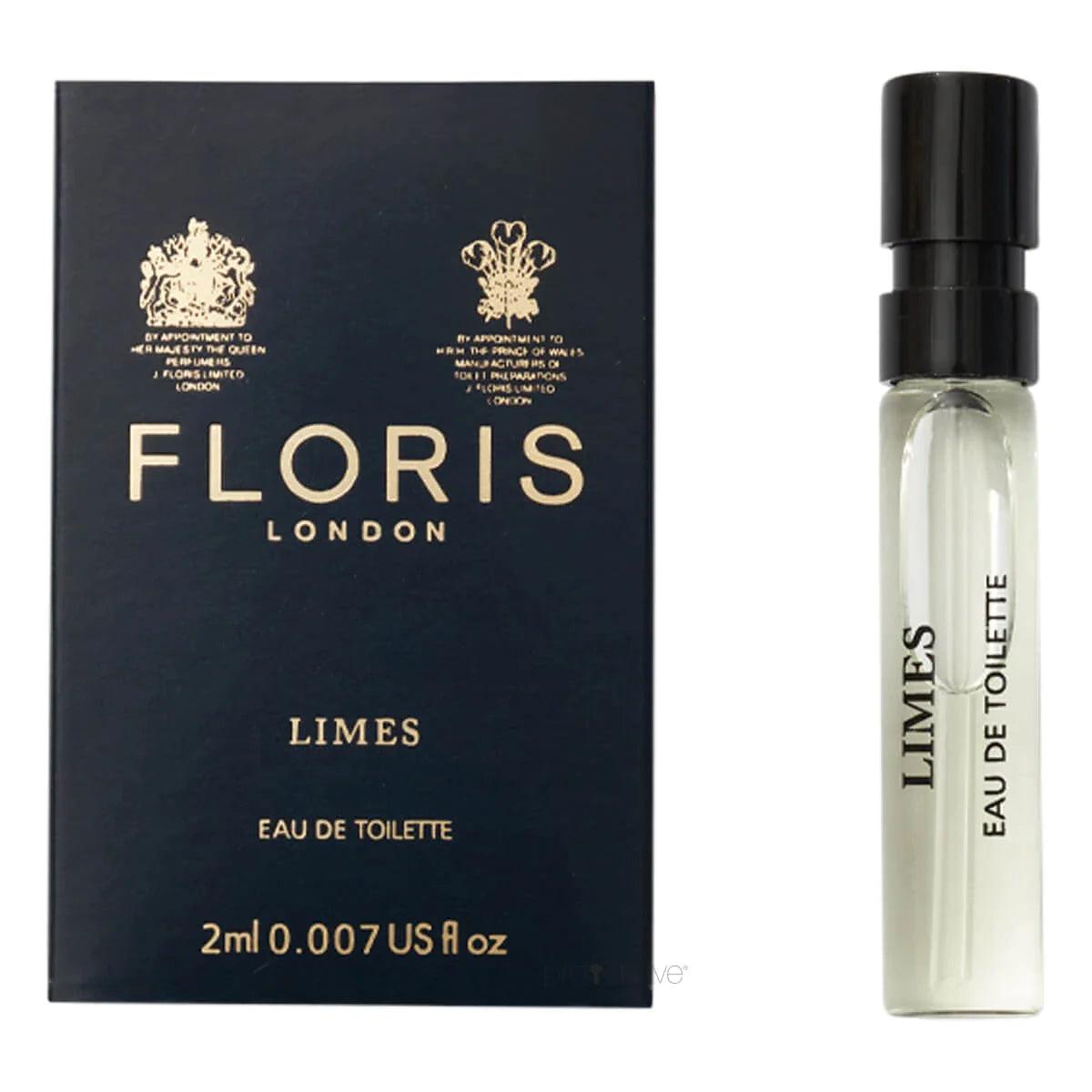Floris Limes, Eau de Toilette, 2 ml | Parfyme | Floris London | JK SHOP | JK Barber og herre frisør | Lavepriser | Best