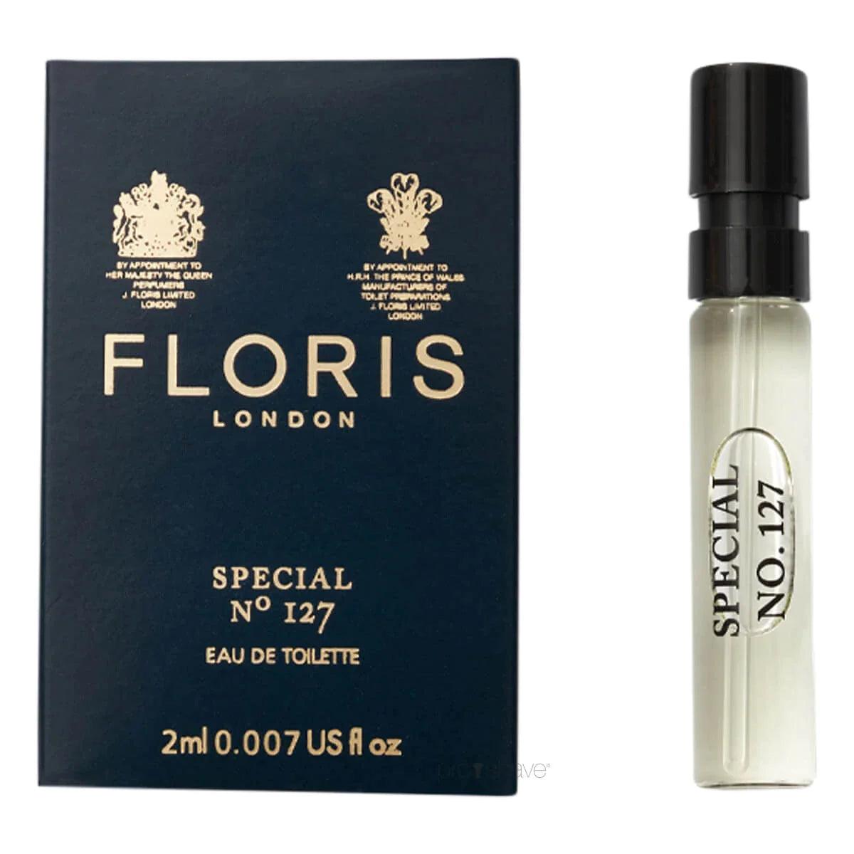 Floris Special No.127, Eau de Toilette, 2 ml | Parfyme | Floris London | JK SHOP | JK Barber og herre frisør | Lavepriser | Best
