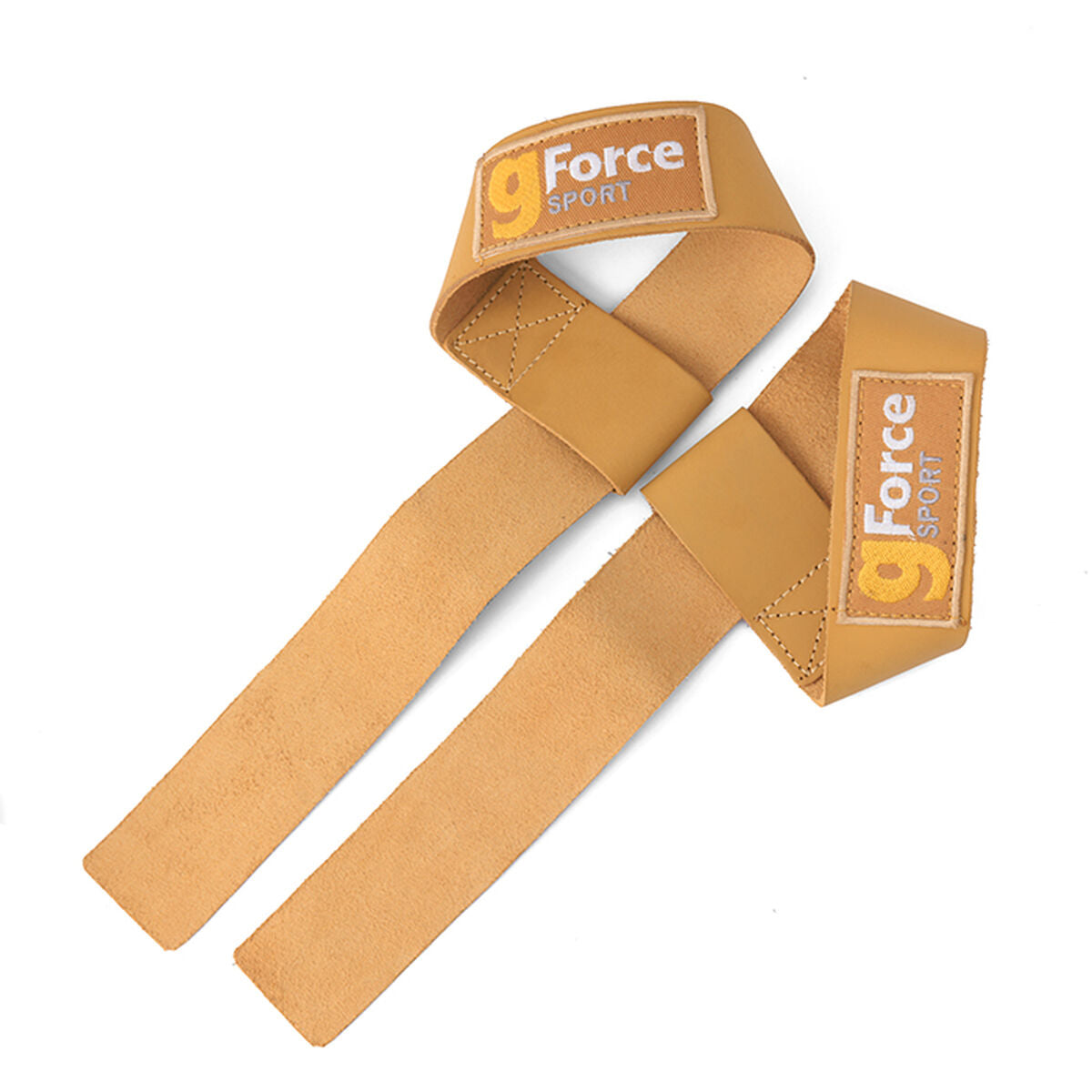 gForce Lifting Straps lær brun løftestropper