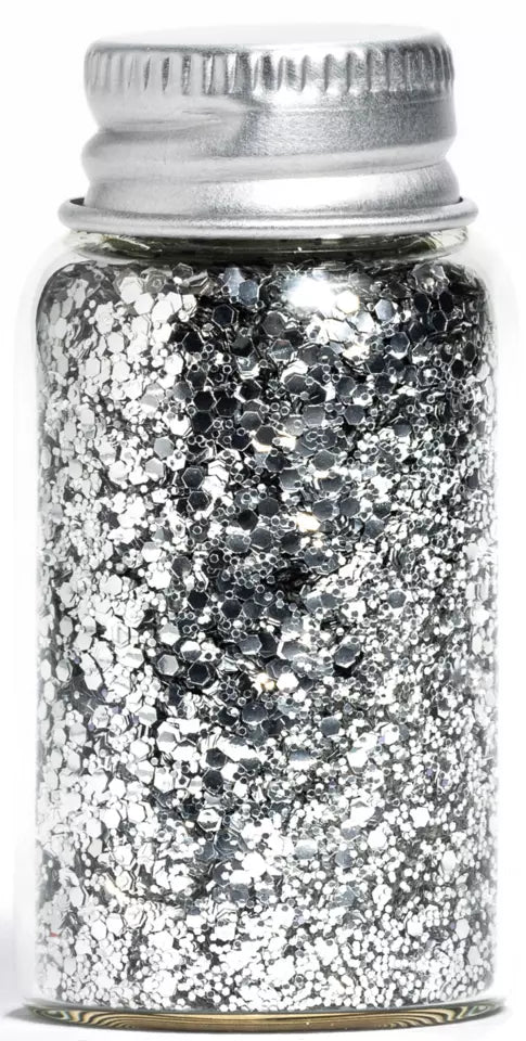 Glitter Eco Silver Partyglitter 15 ml