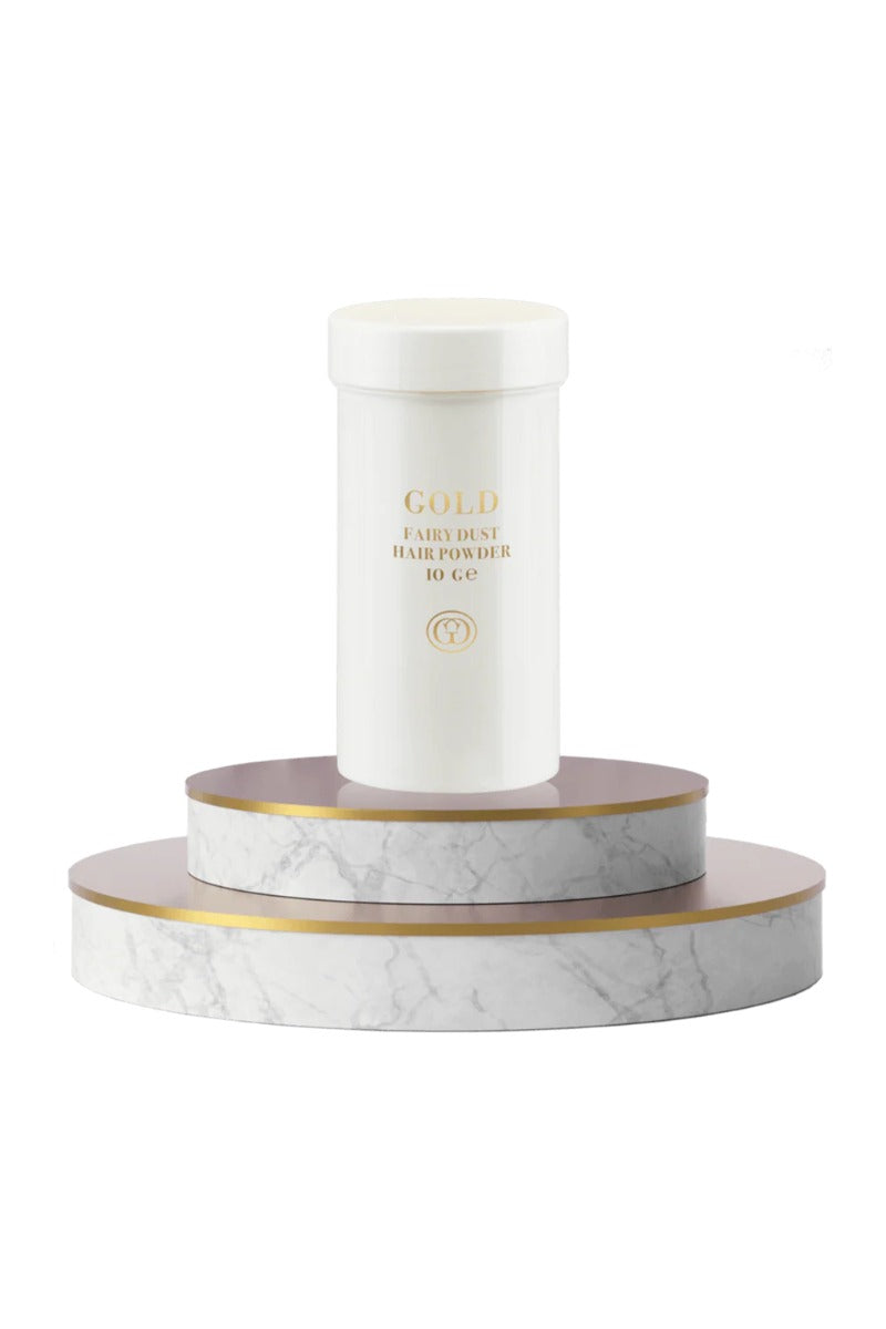 Gold Fairy Dust 10 g hårpudder sett fra siden