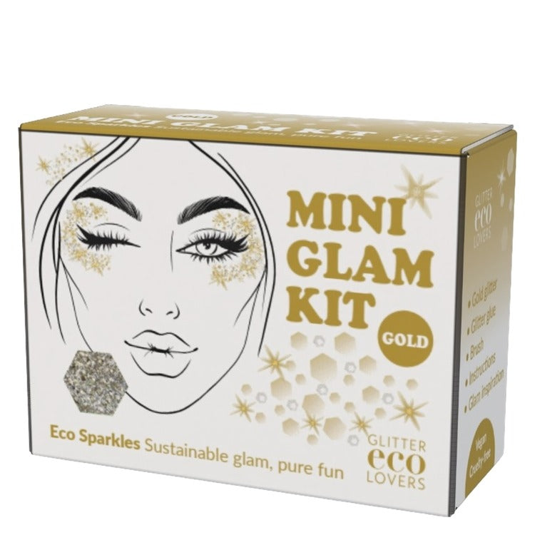 Glitter Eco Lovers Gold Mini Glam Kit