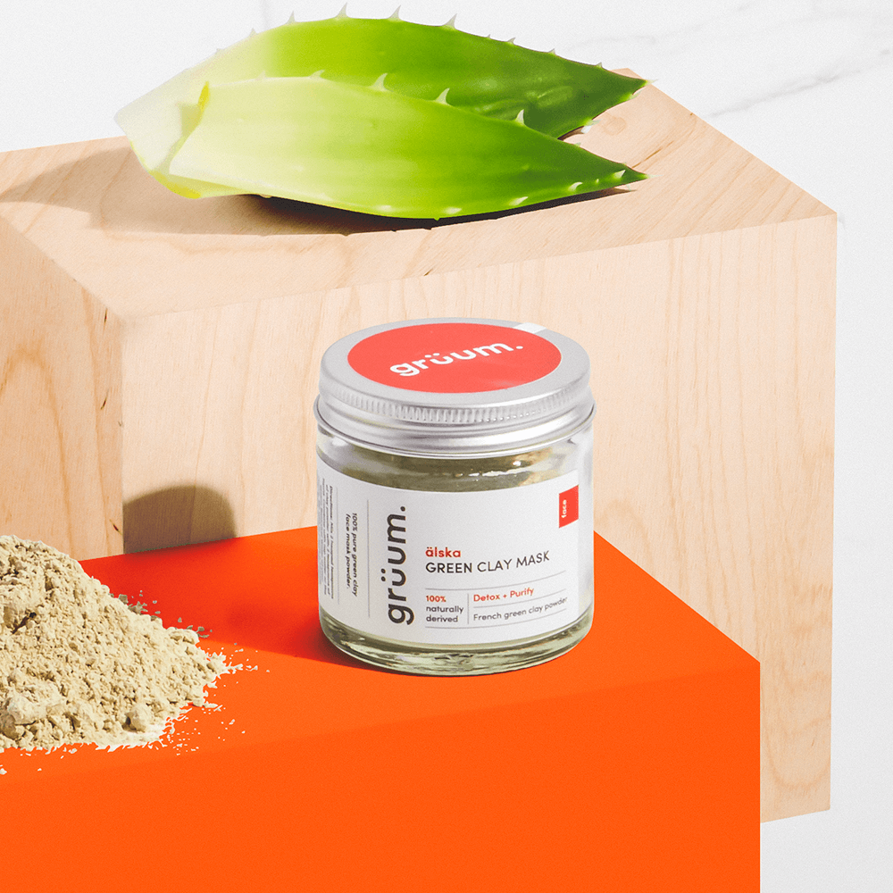 grüum älska Green Clay Face Mask-Gruum-Ansiktsmaske-JKSHOP