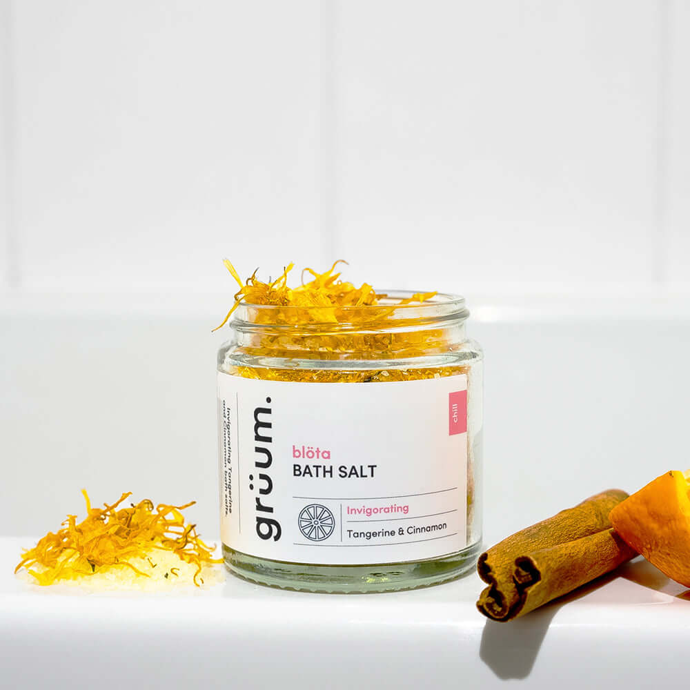 grüum blöta Salt Soak Tangerine and Cinnamon-Badesalt-JKSHOP
