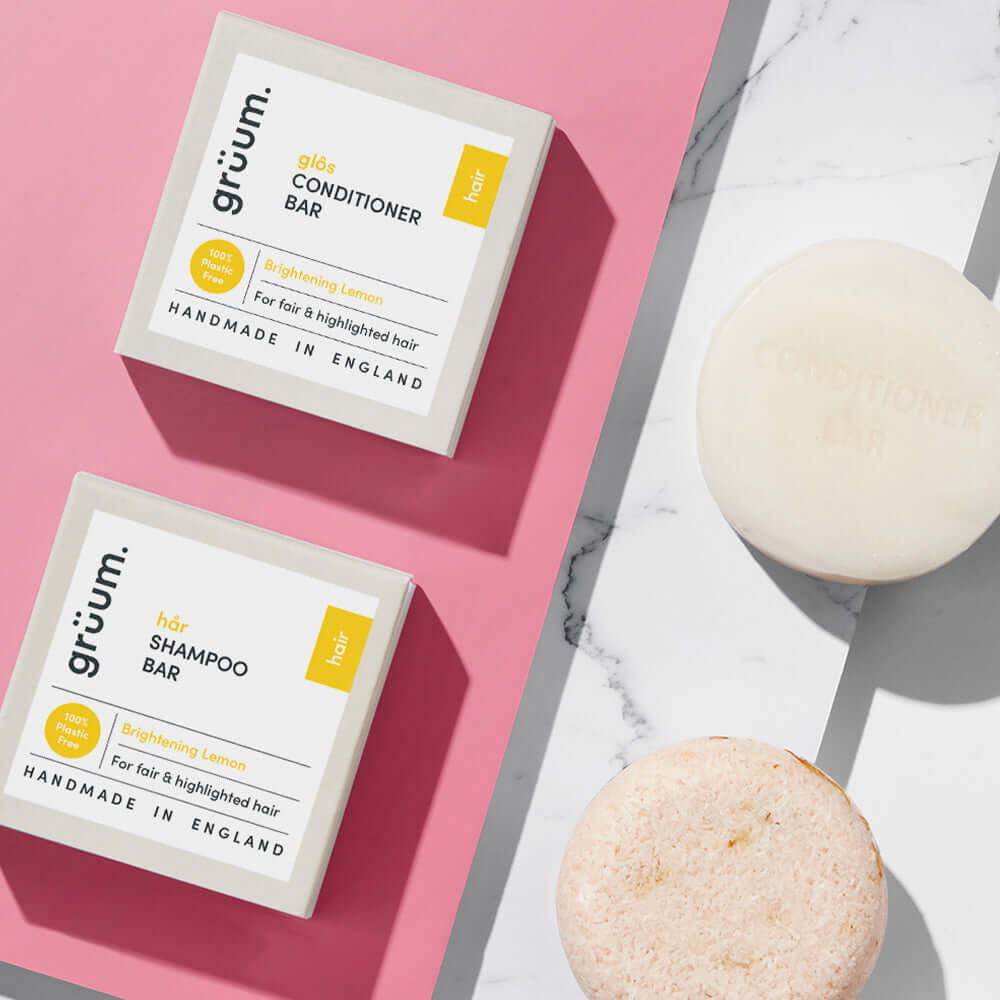 grüum glôs Zero Plastic Conditioner Bar - Brightening-Gruum-Balsam-JKSHOP