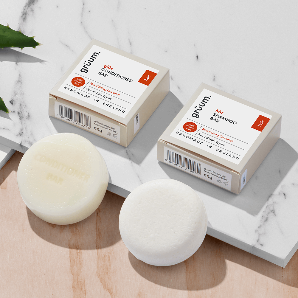 grüum glôs Zero Plastic Conditioner Bar - Nourishing-Gruum-Balsam-JKSHOP