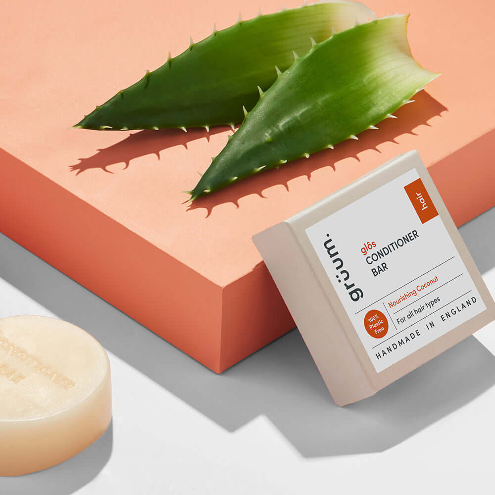 grüum glôs Zero Plastic Conditioner Bar - Nourishing-Gruum-Balsam-JKSHOP