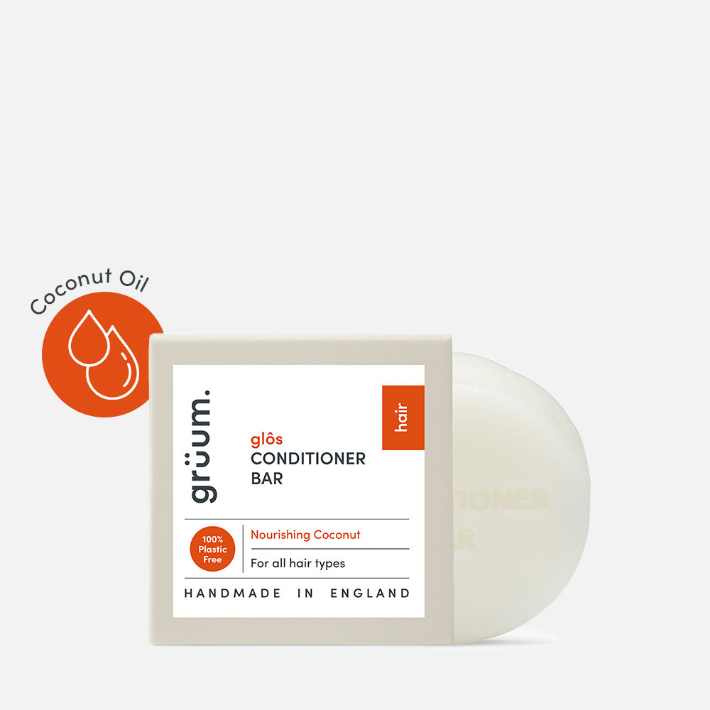 grüum glôs Zero Plastic Conditioner Bar - Nourishing-Gruum-Balsam-JKSHOP