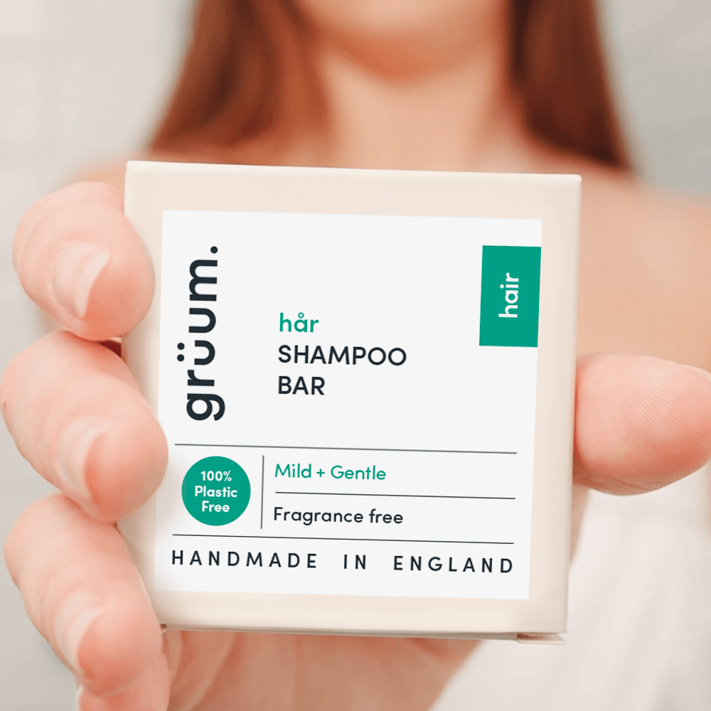 grüum hår Zero Plastic Shampoo Bar - Mild & Gentle-Gruum-Sjampo-JKSHOP