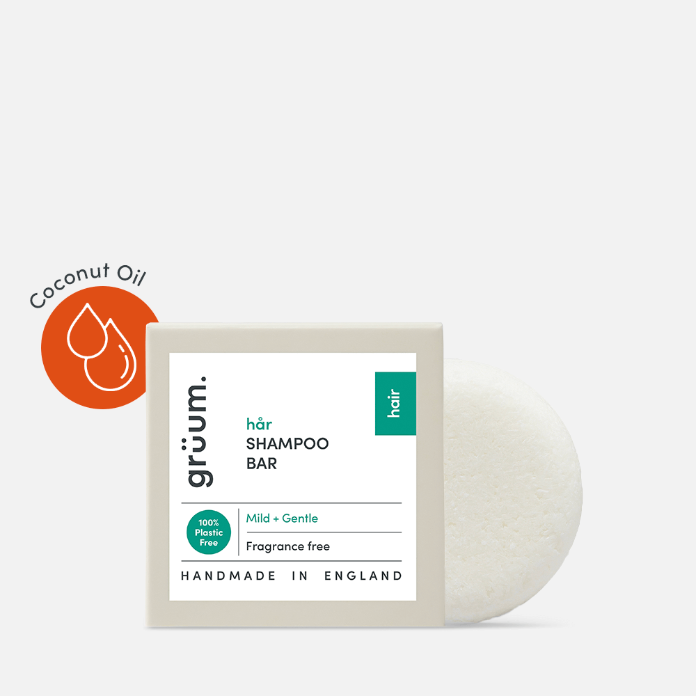 grüum hår Zero Plastic Shampoo Bar - Mild & Gentle-Gruum-Sjampo-JKSHOP