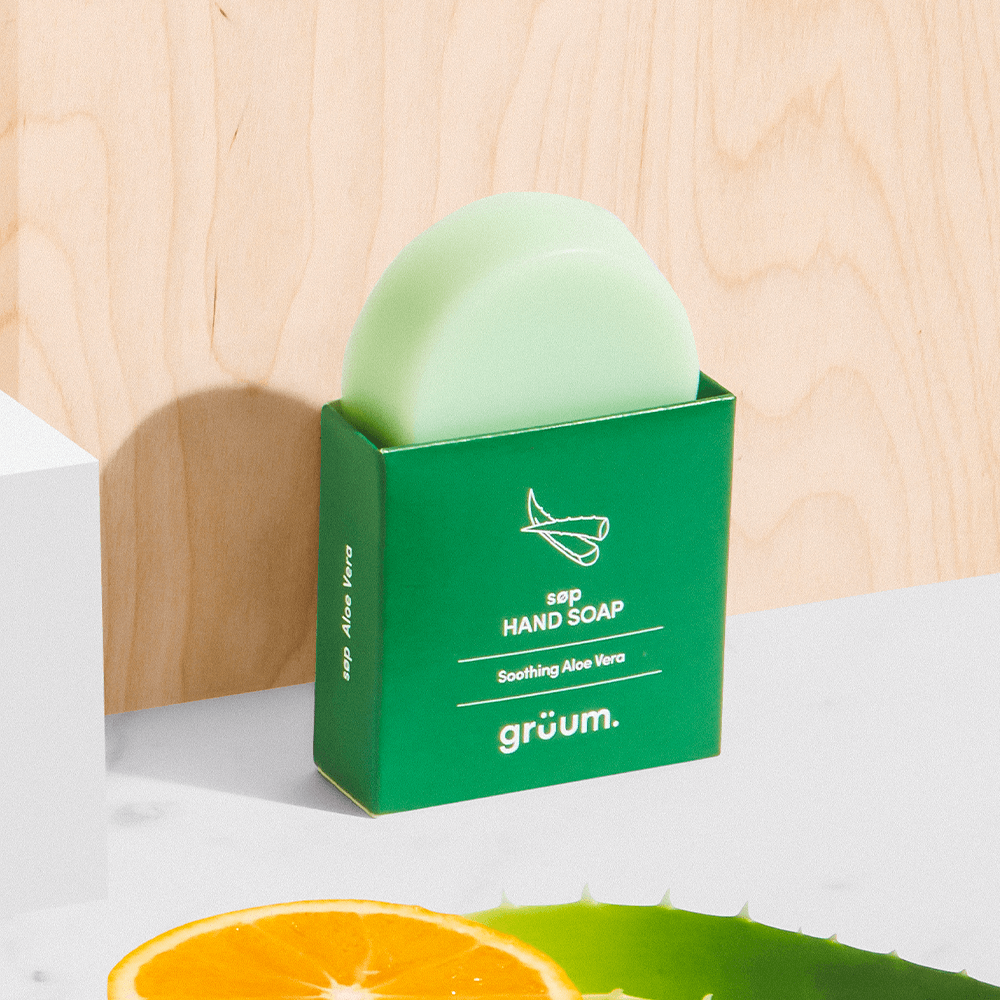 grüum såpa Zero Plastic Body Bar - Aloe Vera-Gruum-Kroppssåpe-JKSHOP