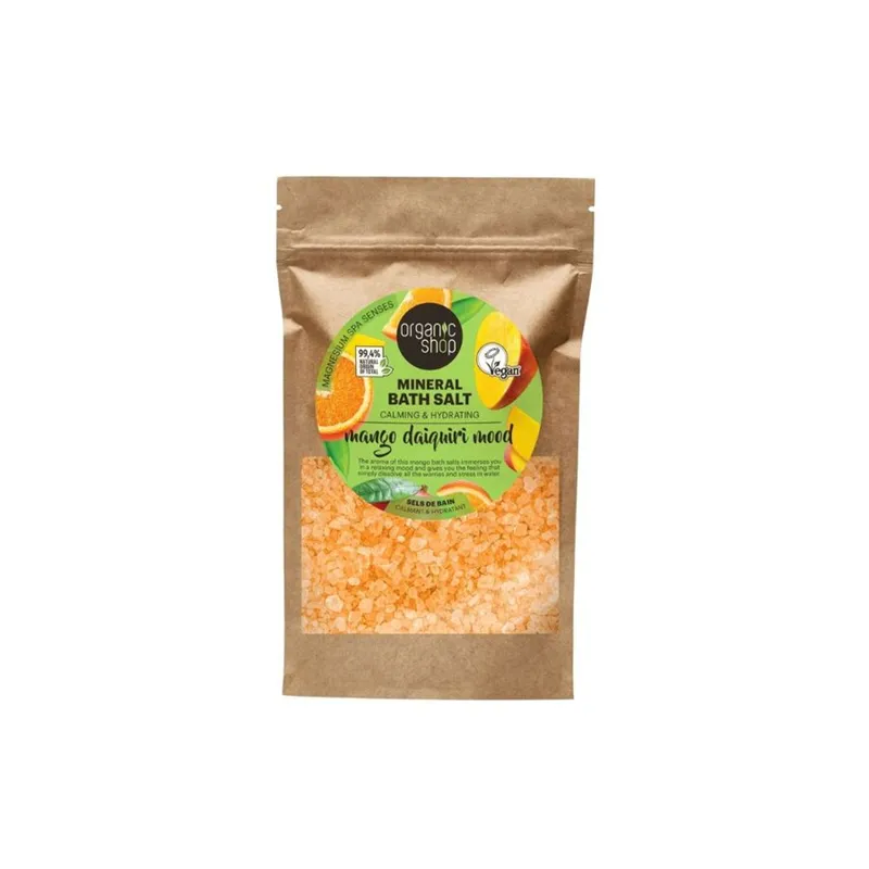ORGANIC SHOP MINERAL BATH SALT MANGO 500G - Badesalt / Badesåpe - JK-Shop
