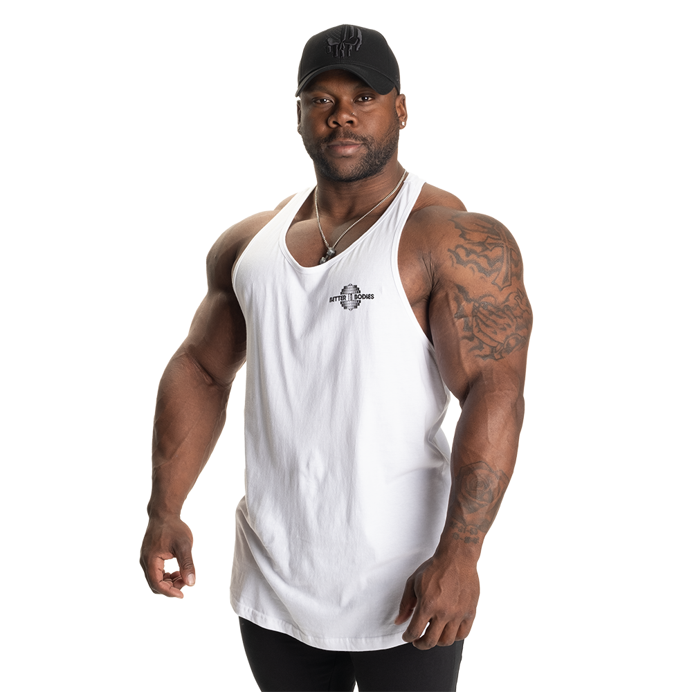 Better Bodies Essential T-back, White V2, L