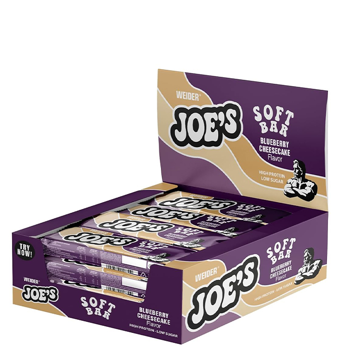 12 x Weider JOE's Soft Bar 45–50 g