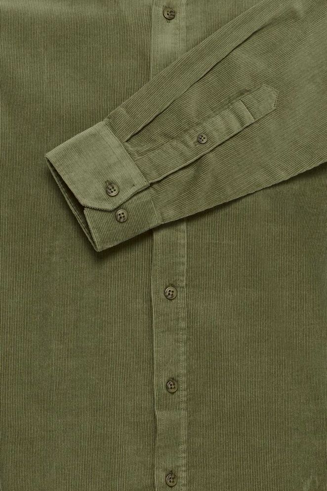 Casual Friday, REIMS BABY CORD SHIRT, Burnt Olive