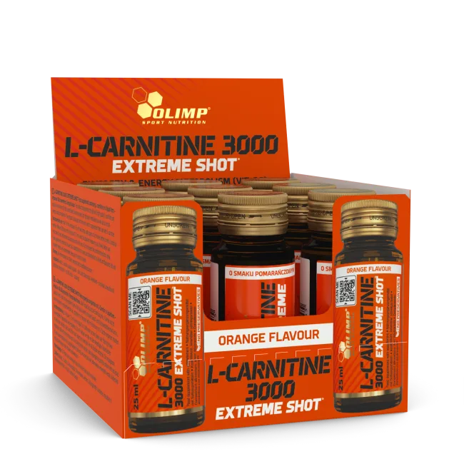 Olimp L-Carnitine 3000 Extreme SHOT, 9x25ml, Orange