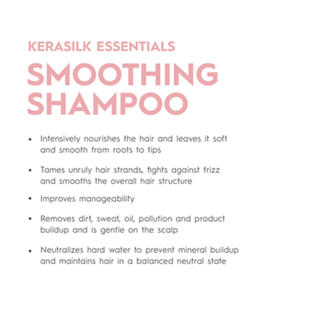 Kerasilk Essentials, Smoothing Shampoo | Sjampo | Kerasilk | JK SHOP | JK Barber og herre frisør | Lavepriser | Best