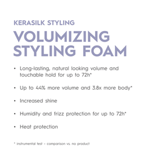 Kerasilk Styling, Volumizing Styling Foam | Hårkrem | Kerasilk | JK SHOP | JK Barber og herre frisør | Lavepriser | Best