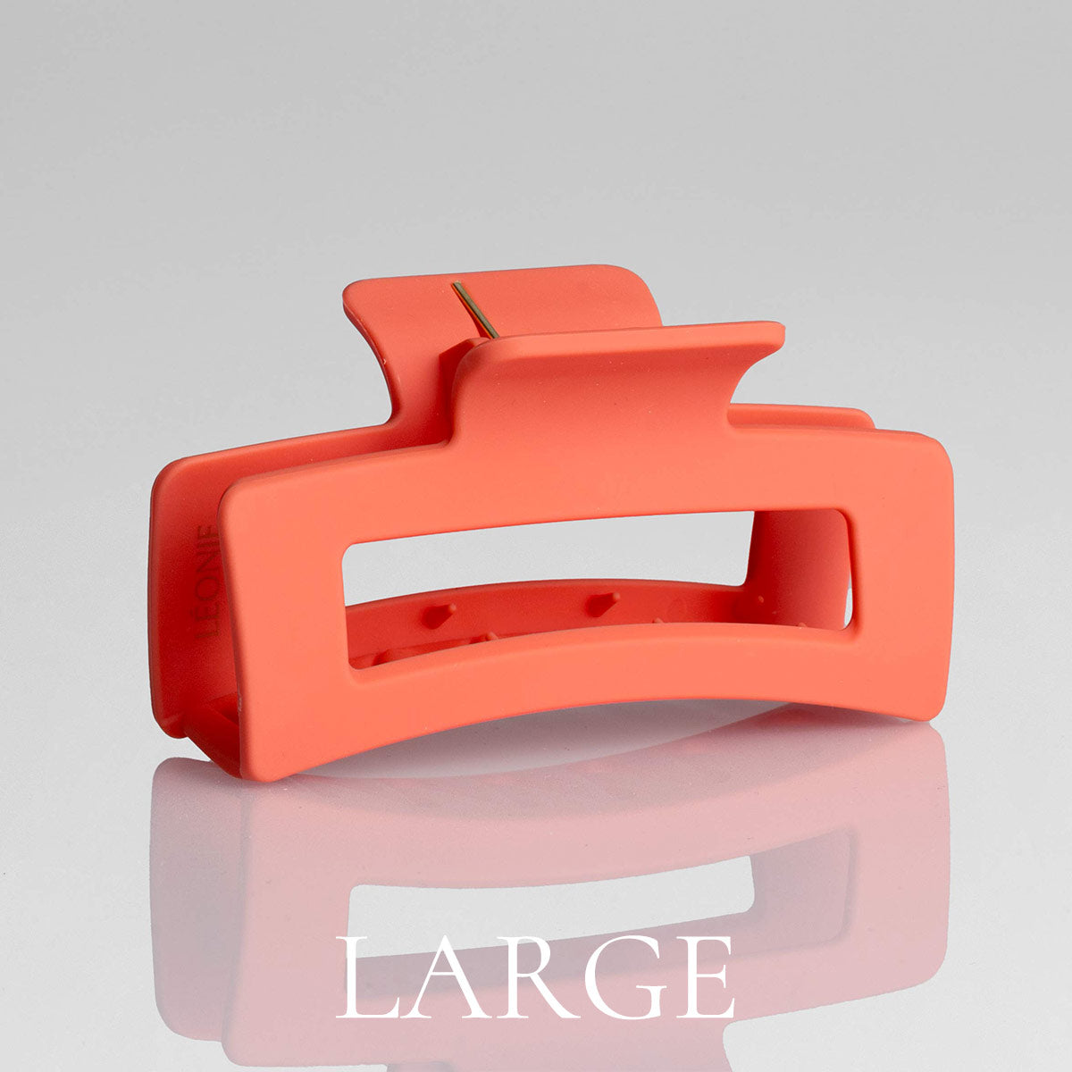 Léonie Items Hair Clip Large korall hårklype