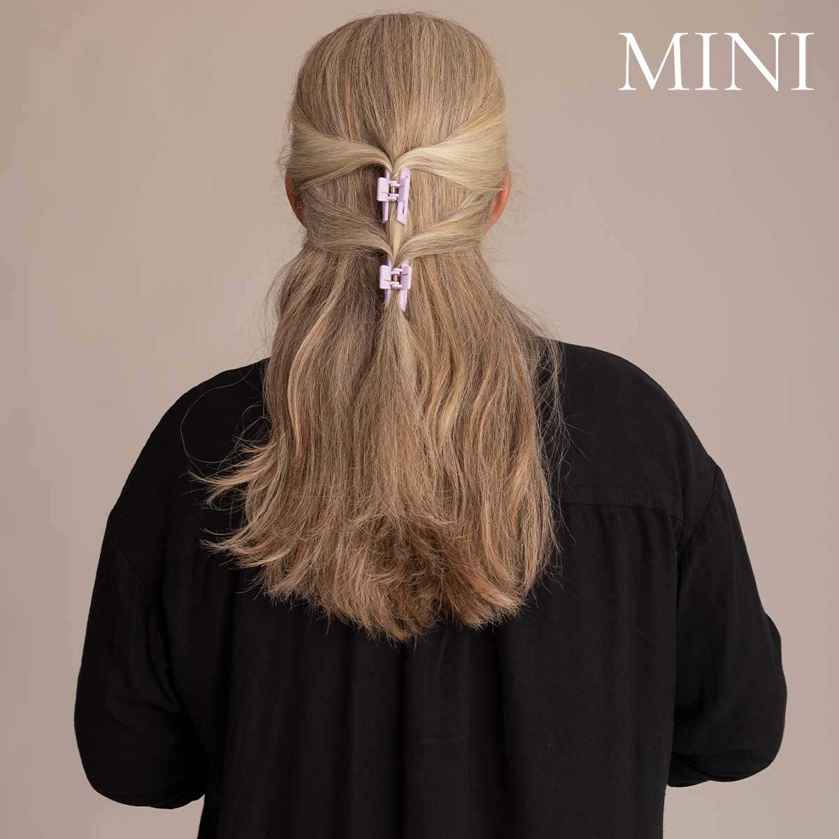Léonie Items Hair Clip Mini 2-pack lavendel hårklype