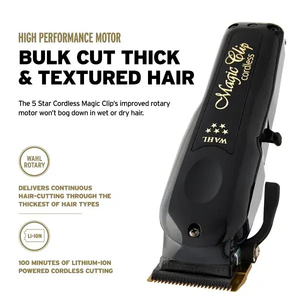 Wahl Magic Clip og Detailer BLACK Duo Pack trådløs-Wahl-Klippemaskin-JKSHOP