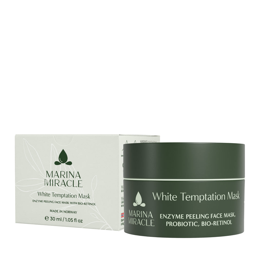 Marina Miracle White Temptation Mask 30 ml med eske - Ansiktsmaske - JK-Shop