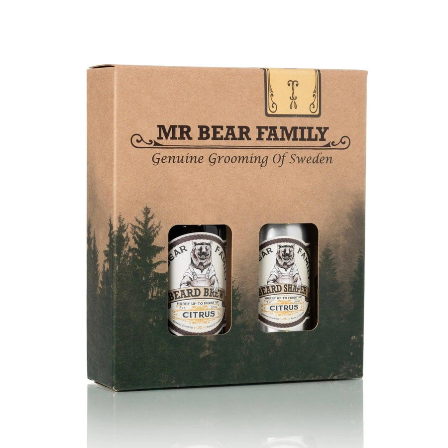Mr Bear Family Brew & Shaper skjeggsett | Skjeggsett | Mr Bear Family | JK SHOP | JK Barber og herre frisør | Lavepriser