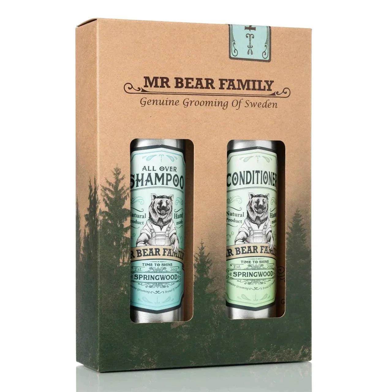 Mr Bear Family Sjampo & balsam hårkit | Hårpleiesett | Mr Bear Family | JK SHOP | JK Barber og herre frisør | Lavepriser | Best