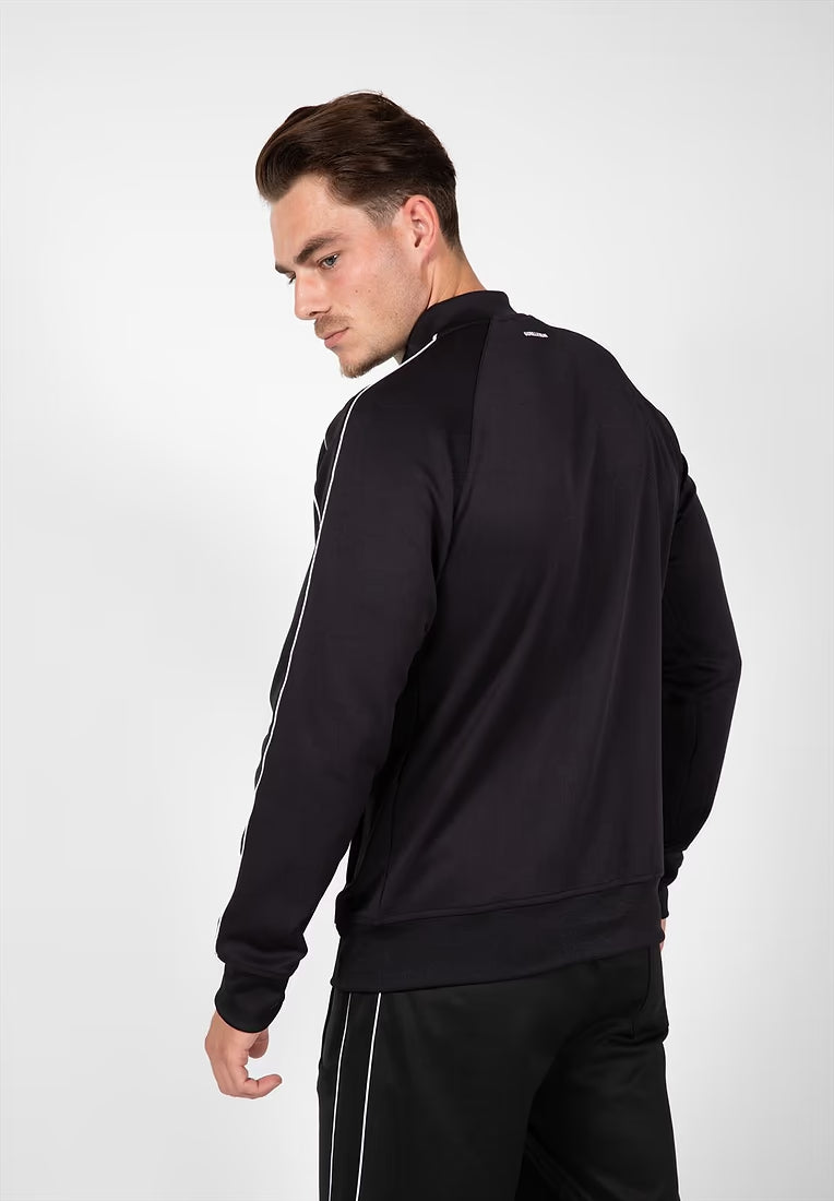 Gorilla Wear Wenden Track Jacket, Black/White