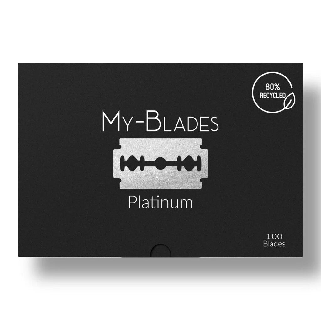 My-Blades 100 Double Edge Blades Platinum (10x10)
