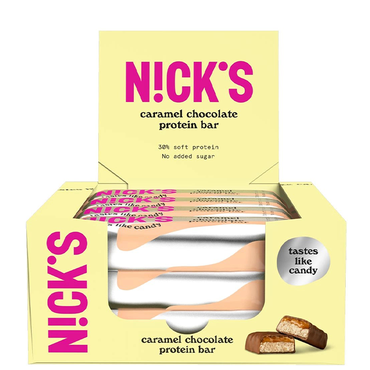 Nick's proteinbar Caramel Chocolate 12 x 50 g
