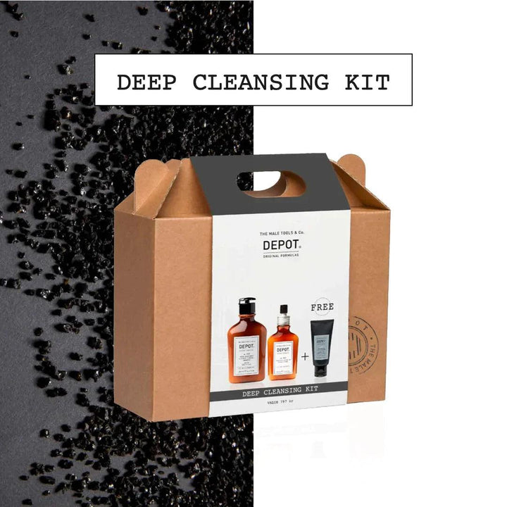 No. 02 Deep Cleansing Kit | Hår- og hudpleiesett | Depot | JK SHOP | JK Barber og herre frisør | Lavepriser